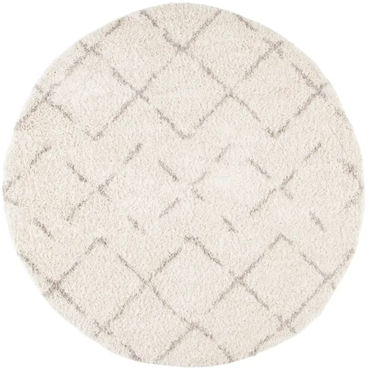 ARIZONA SHAG 743 IVORY  11' x 11' Round Round Rug