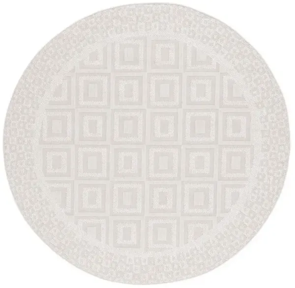 TRENDS 106 Beige 6'-7' X 6'-7' Round Round Rug