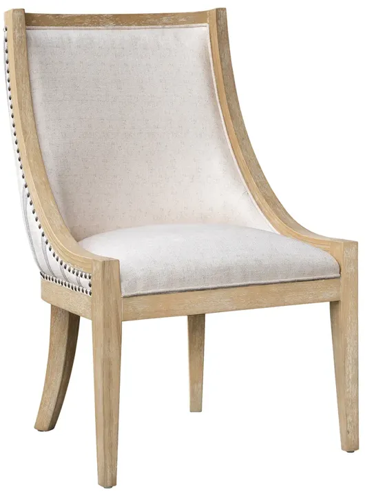 Upholstered Dining Chair with Nailhead Trim