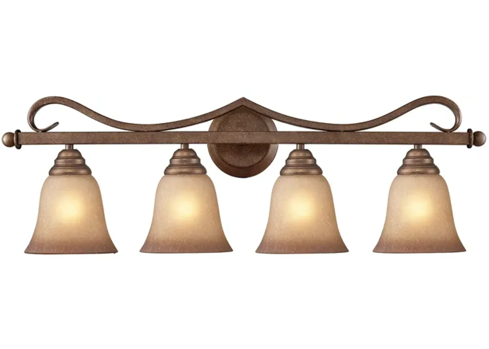 Lawrenceville 31" Wide 4-Light Vanity Light - Mocha