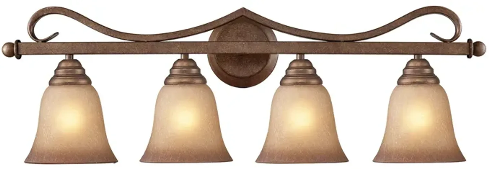 Lawrenceville 31" Wide 4-Light Vanity Light - Mocha