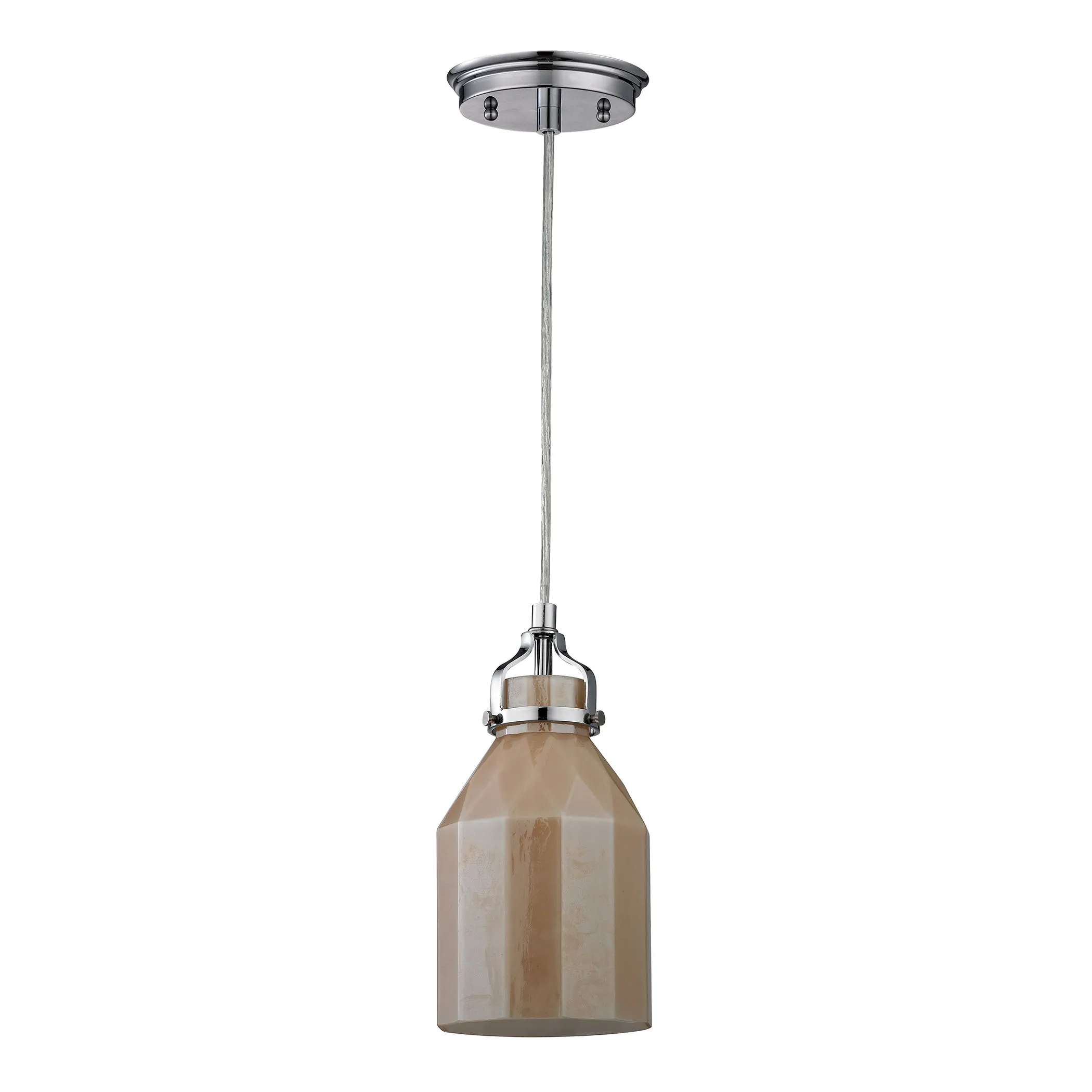 Danica 5" Wide 1-Light Mini Pendant - Amber