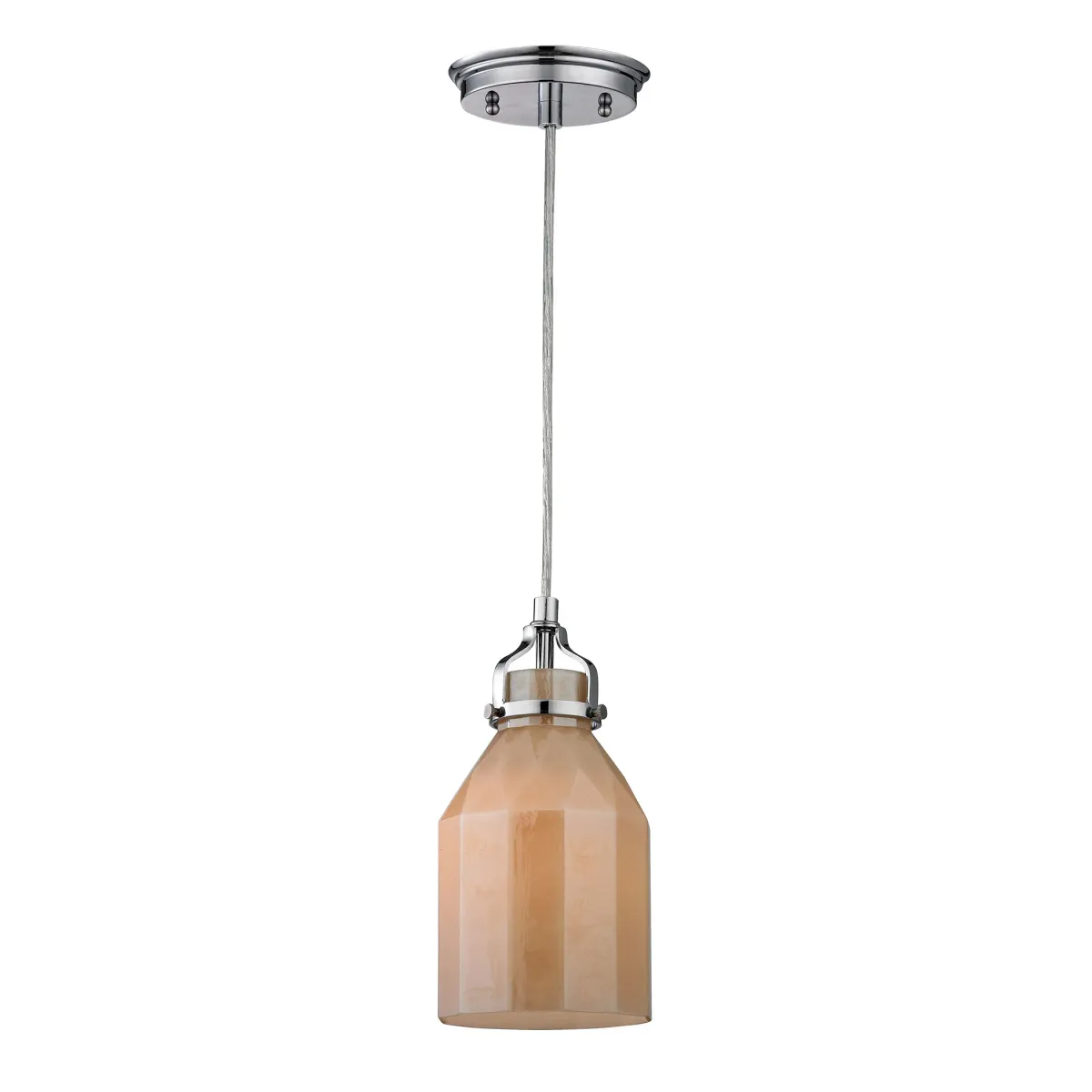 Danica 5" Wide 1-Light Mini Pendant - Amber