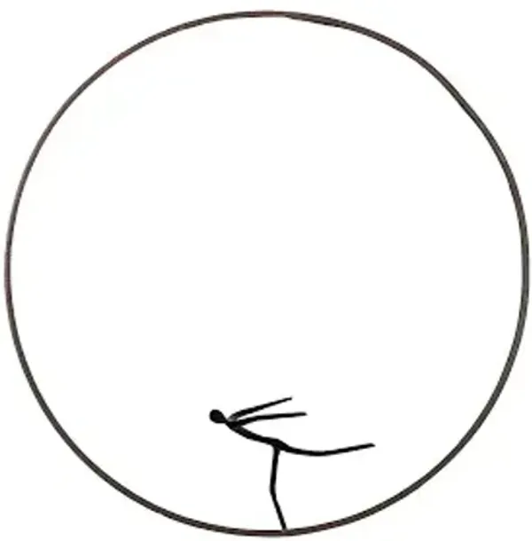 Olympic Figure in Ring