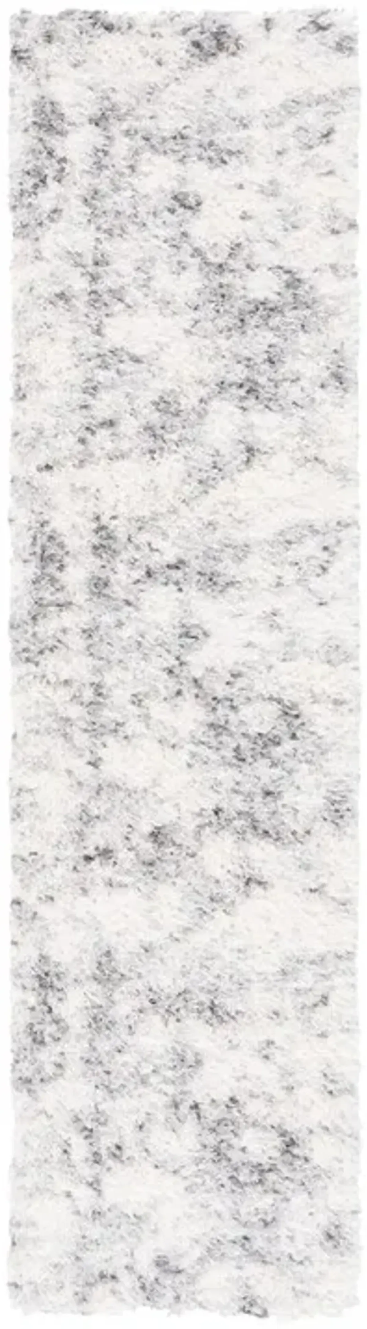 LINDSAY SHAG 550 Grey 2'-2' X 8' Runner Rug