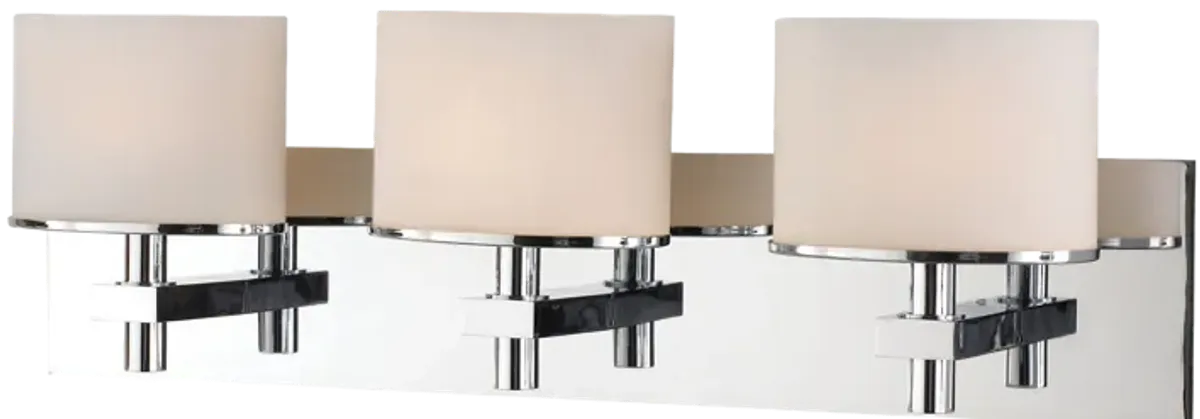 Ombra 26" Wide 3-Light Vanity Light - Polished Nickel