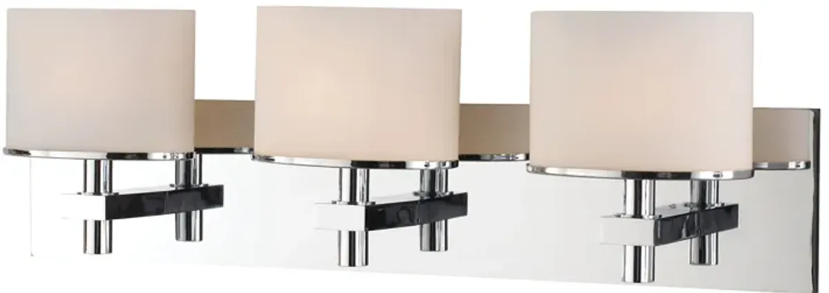 Ombra 26" Wide 3-Light Vanity Light - Polished Nickel