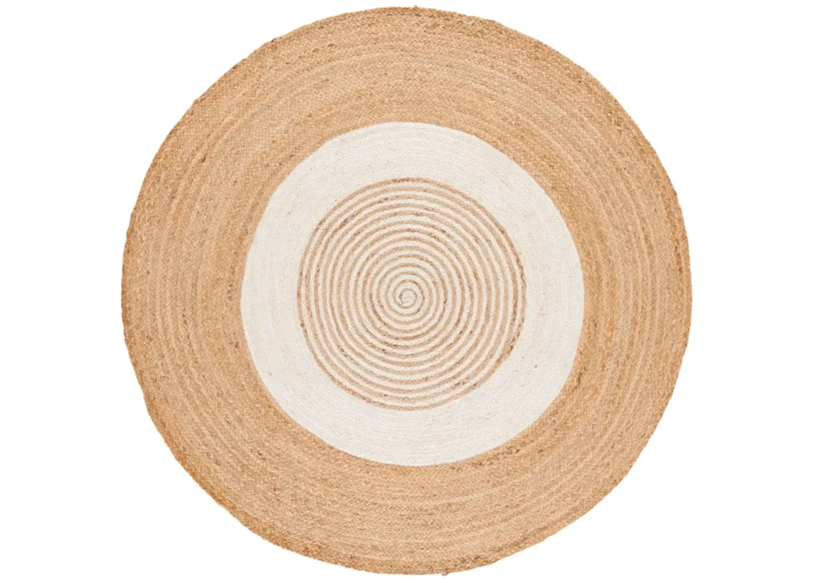 NATURAL FIBER 533 NATURAL  5' x 5' Round Round Rug