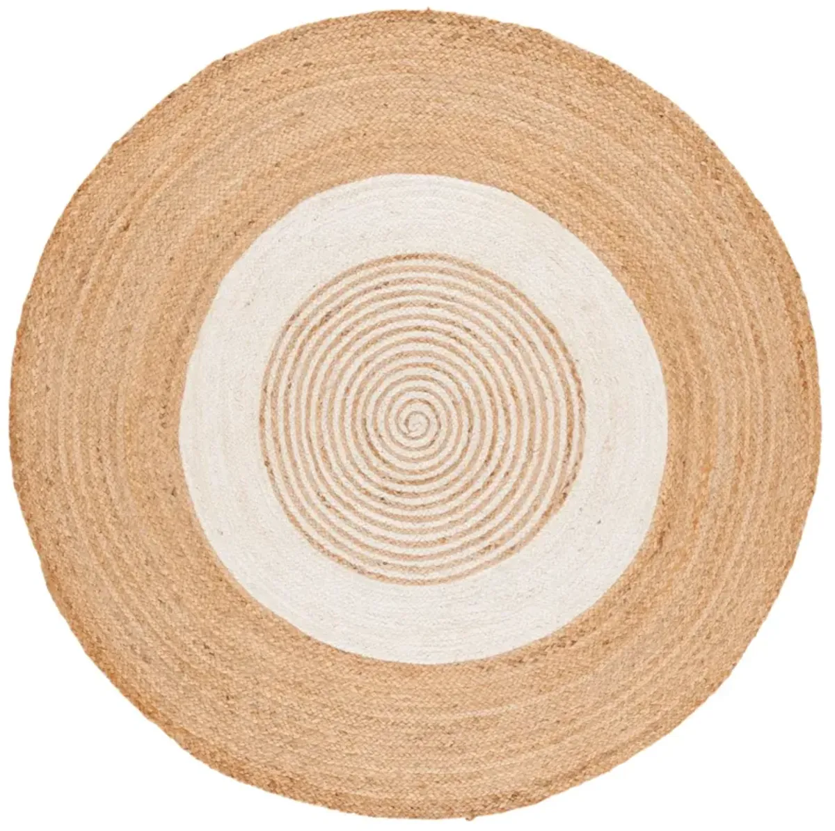 NATURAL FIBER 533 NATURAL  5' x 5' Round Round Rug