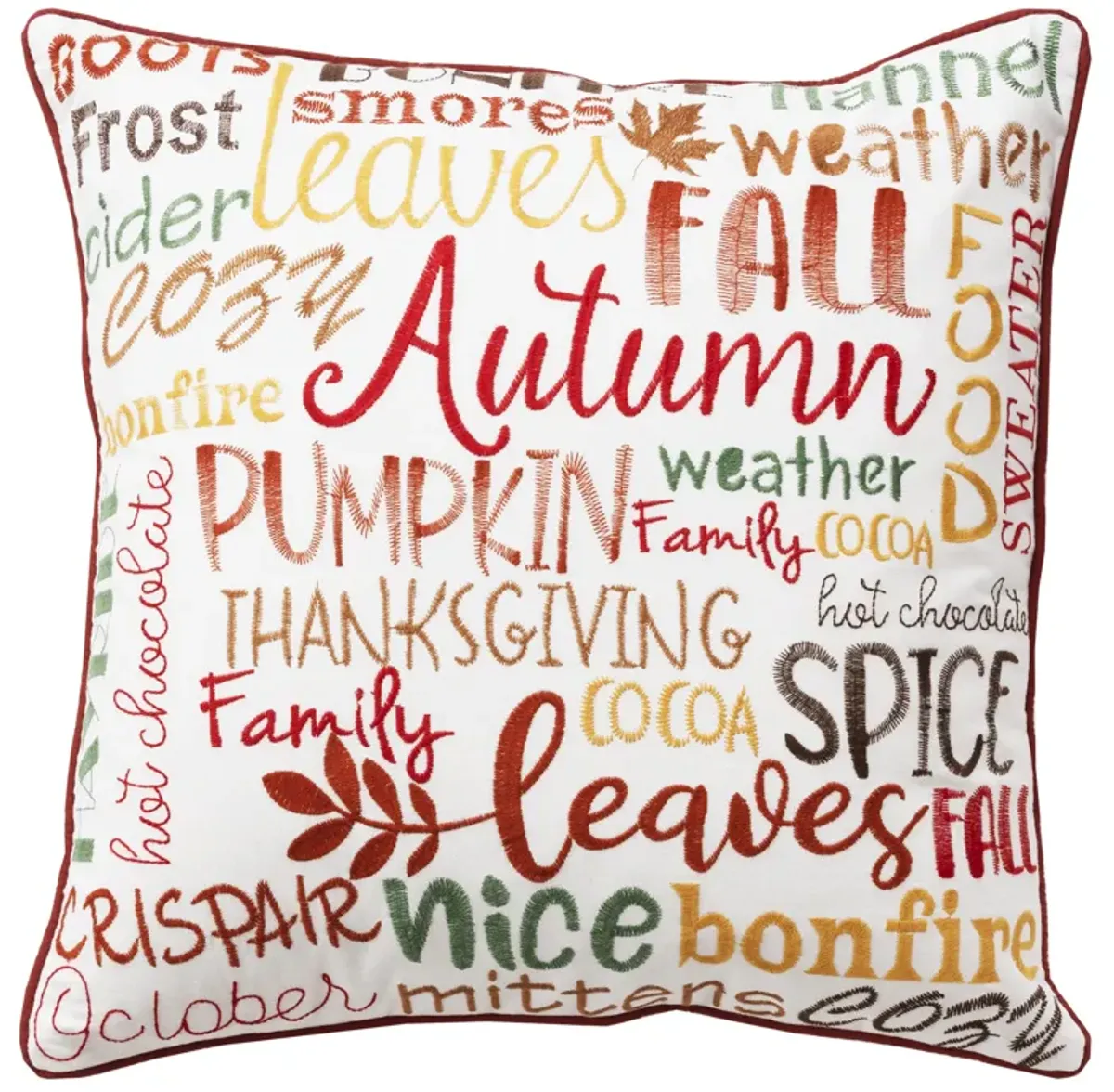 HARVEST 2022 Sentiment Brown Pillow