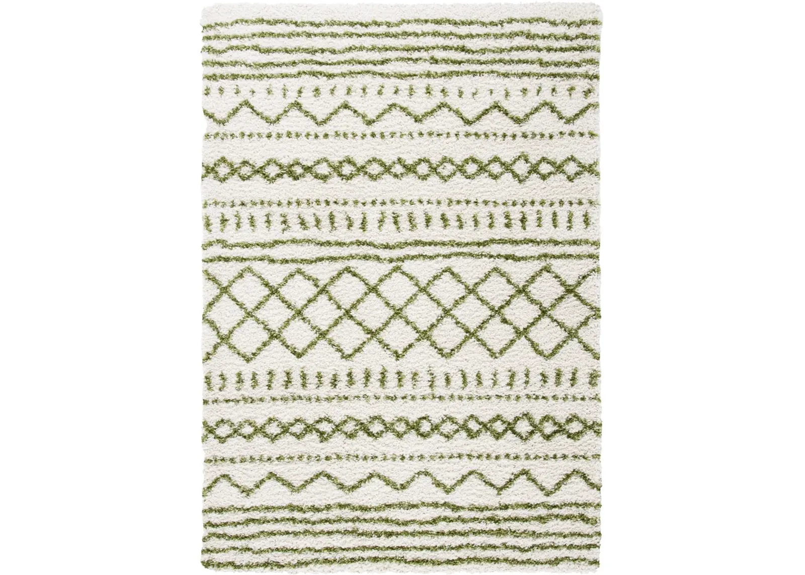 ARIZONA SHAG 741 IVORY  2'-3' x 4' Accent Rug