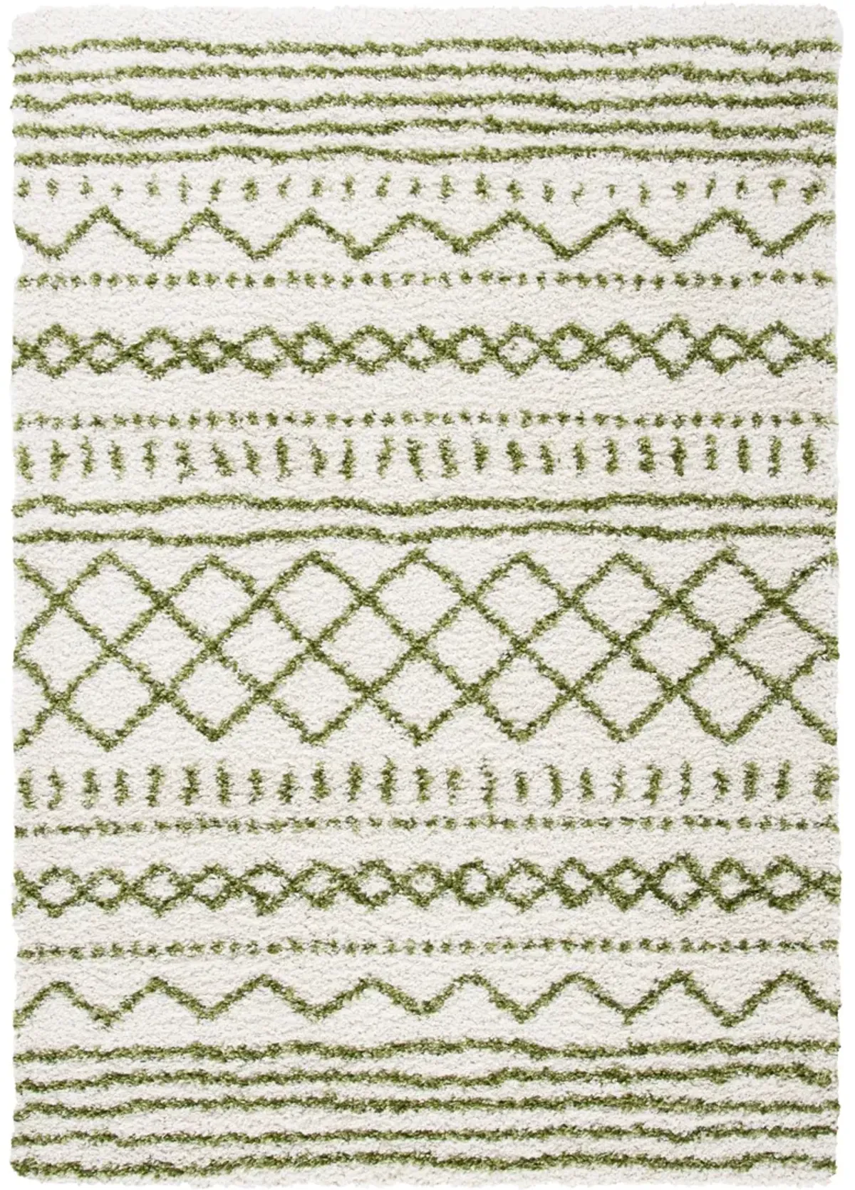 ARIZONA SHAG 741 IVORY  2'-3' x 4' Accent Rug