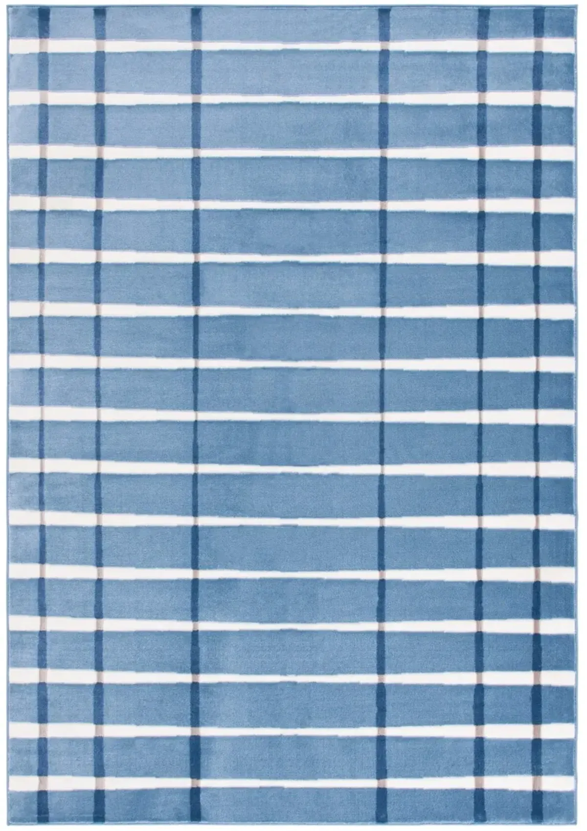 GROOVE 110 BLUE  9' x 12' Large Rectangle Rug