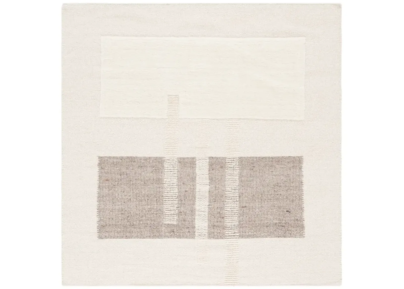 VERMONT 207 IVORY  6' x 6' Square Square Rug