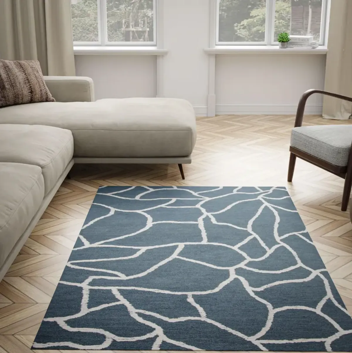 Bixby Hand Tufted Cut and Loop  (H/L) 8' x 10' Rug