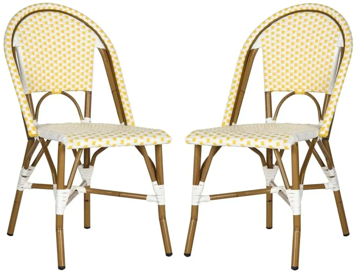 Salcha Indoor/Outdoor French Bistro  Side Chair - Set of 2