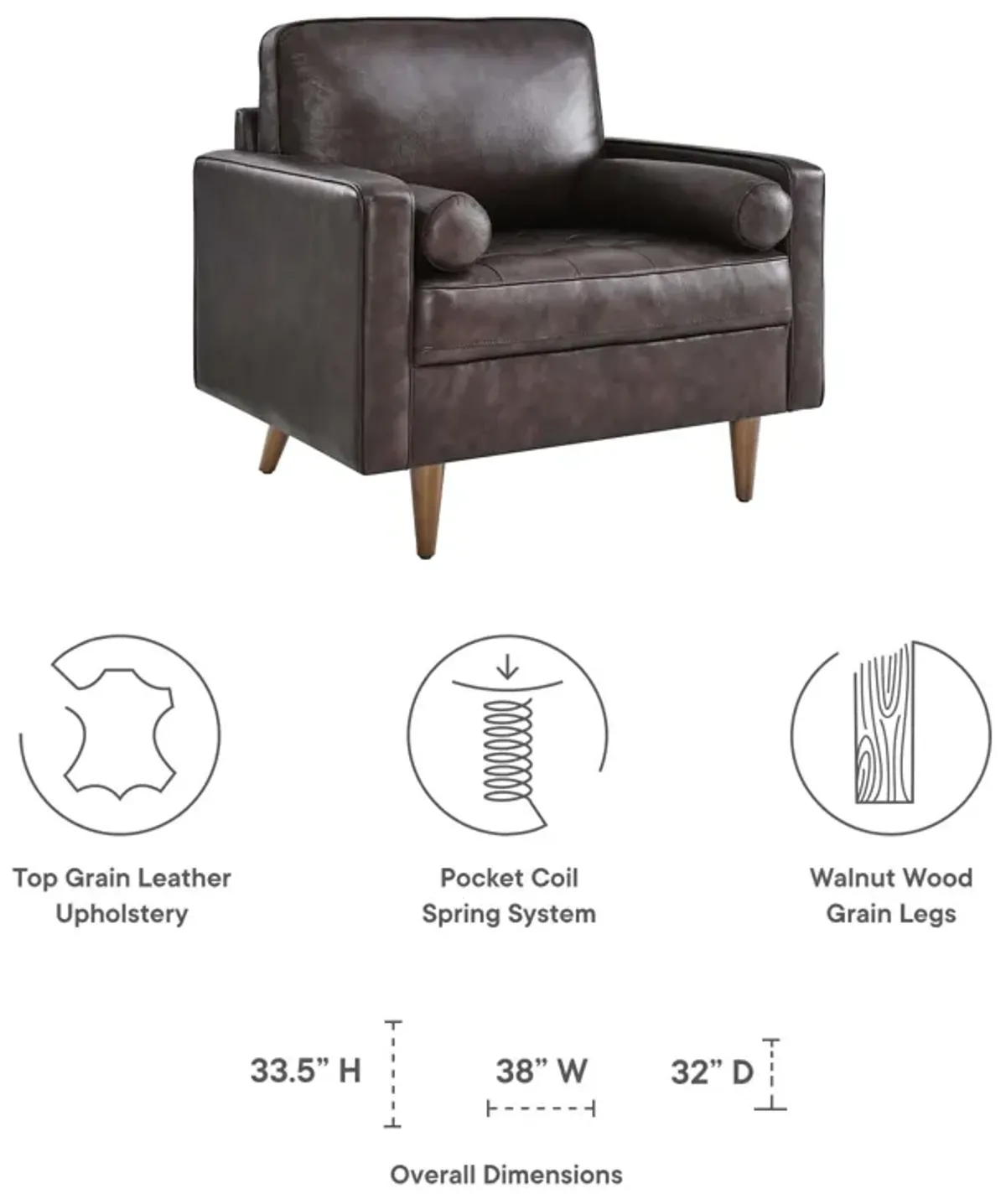 Valour Leather Armchair