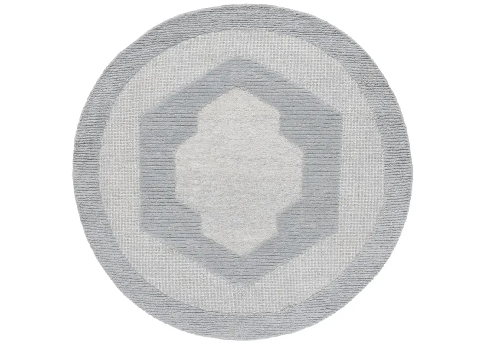 RENEWAL 807 GREY 6' x 6' Round Round Rug