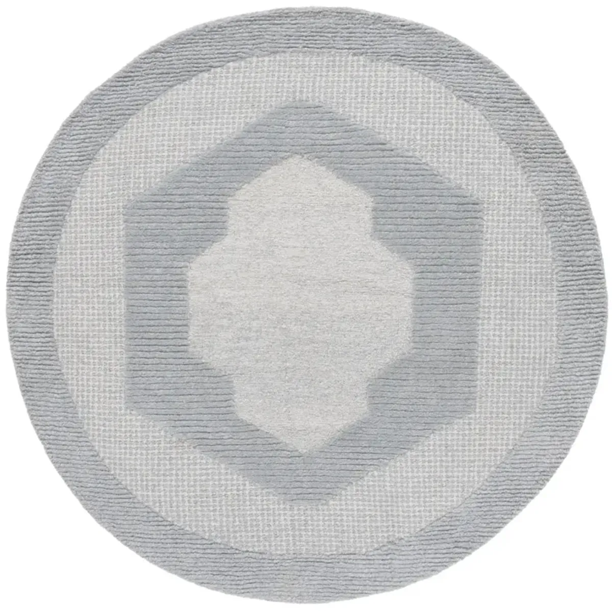 RENEWAL 807 GREY 6' x 6' Round Round Rug