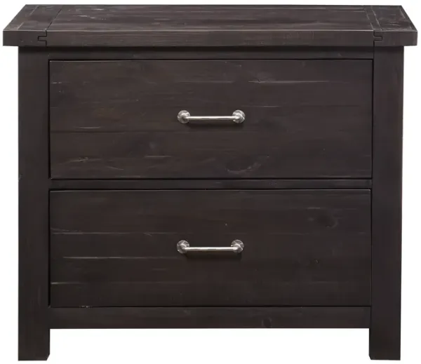 Yosemite Solid Wood Lateral File Cabinet In Cafe