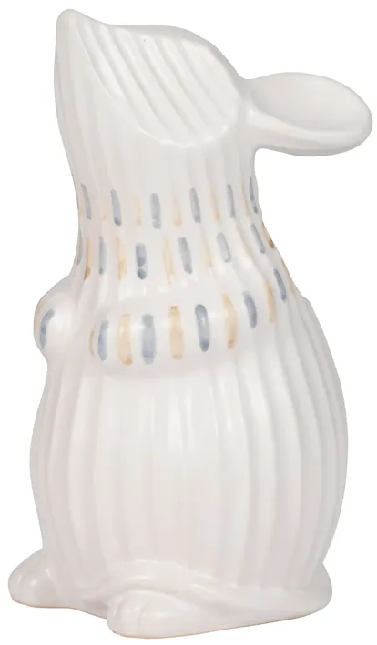 Cer, 8" Little Mouse Vase, Ivory