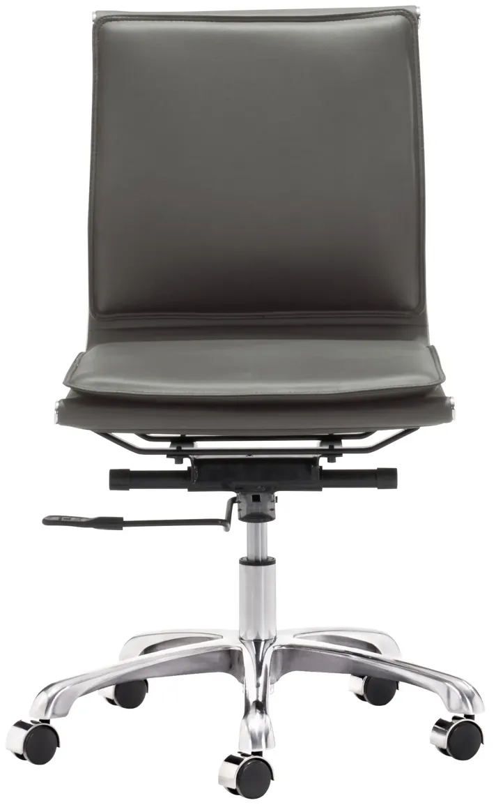 Lider Plus Armless Office Chair Gray