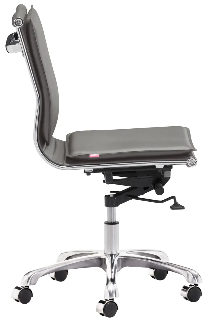 Lider Plus Armless Office Chair Gray