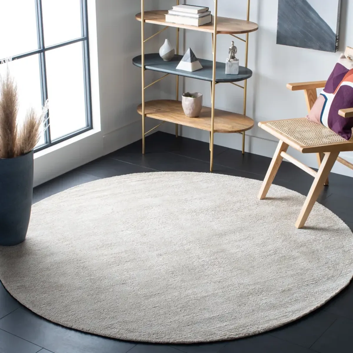 HIMALAYA Hand Tufted 10' x 10' Round area rug