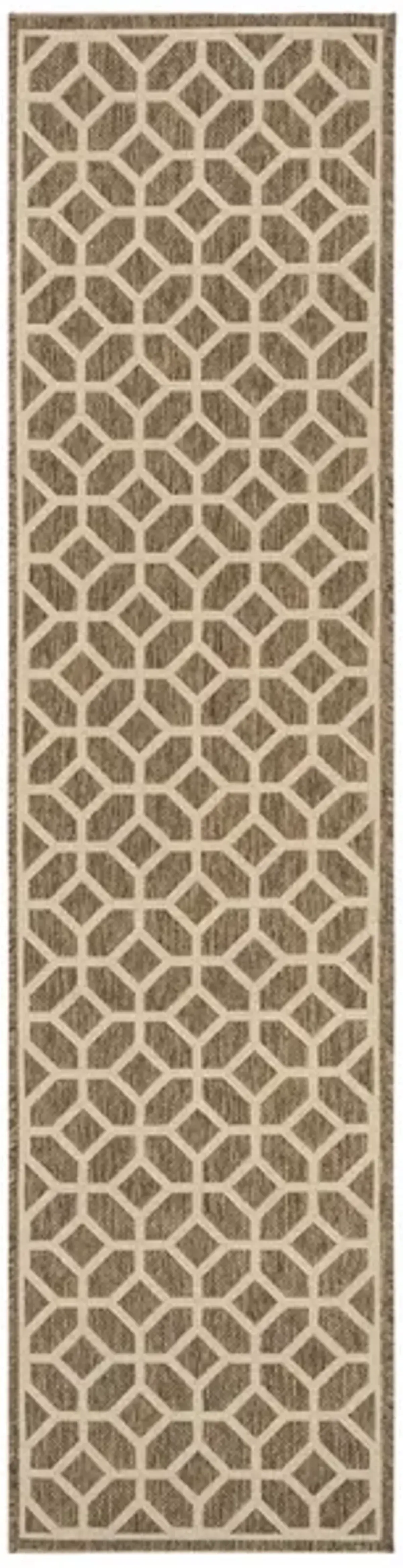 BEACH HOUSE Collection BHS127D-28 Beige / Cream 2'-2" X 8'