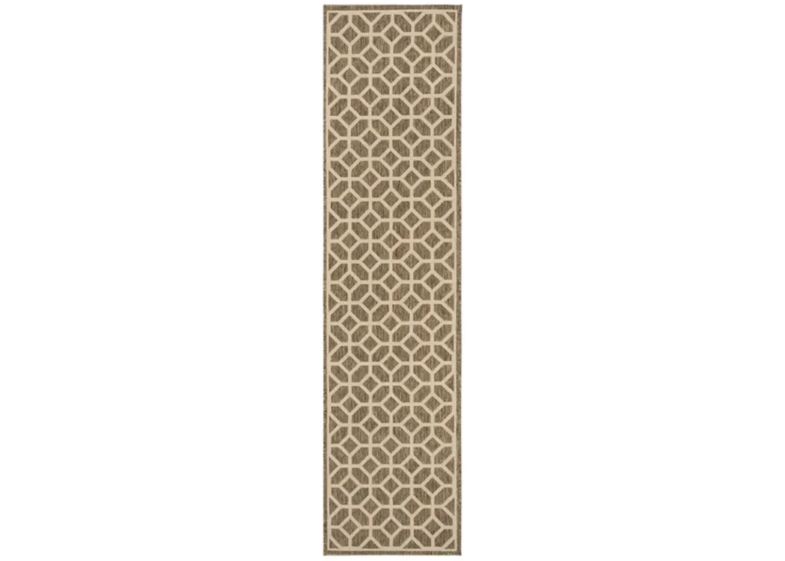 BEACH HOUSE Collection BHS127D-28 Beige / Cream 2'-2" X 8'