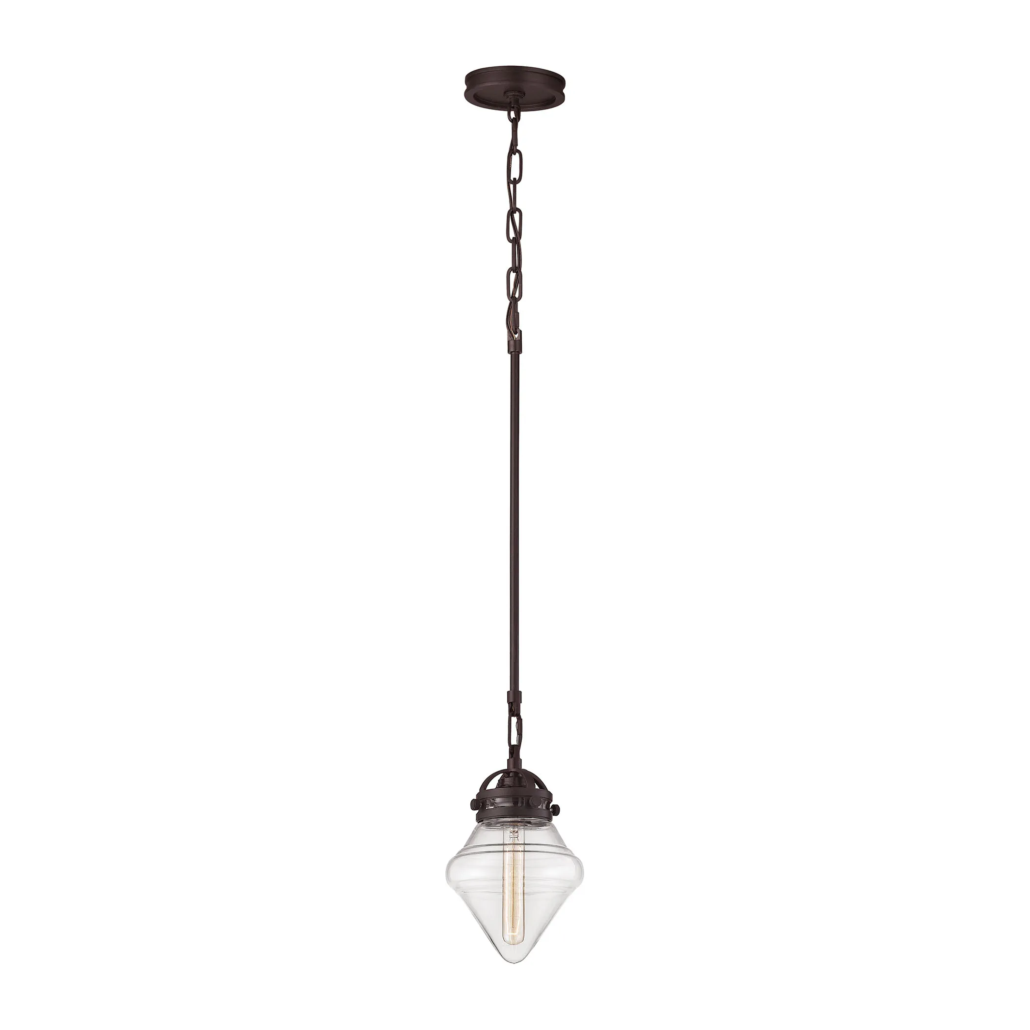 Gramercy 7" Wide 1-Light Mini Pendant - Oil Rubbed Bronze