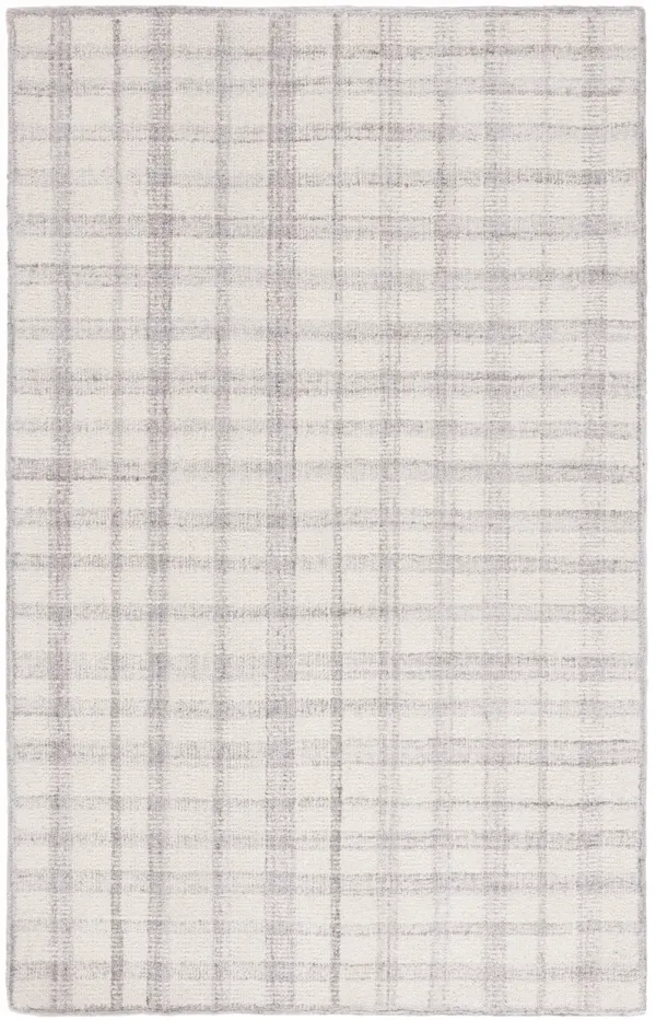 ABSTRACT Hand Tufted 4' x 6' area rug