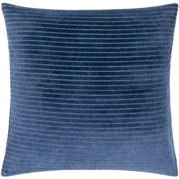 Cotton Velvet Stripes CV-084 18"L x 18"W Accent Pillow