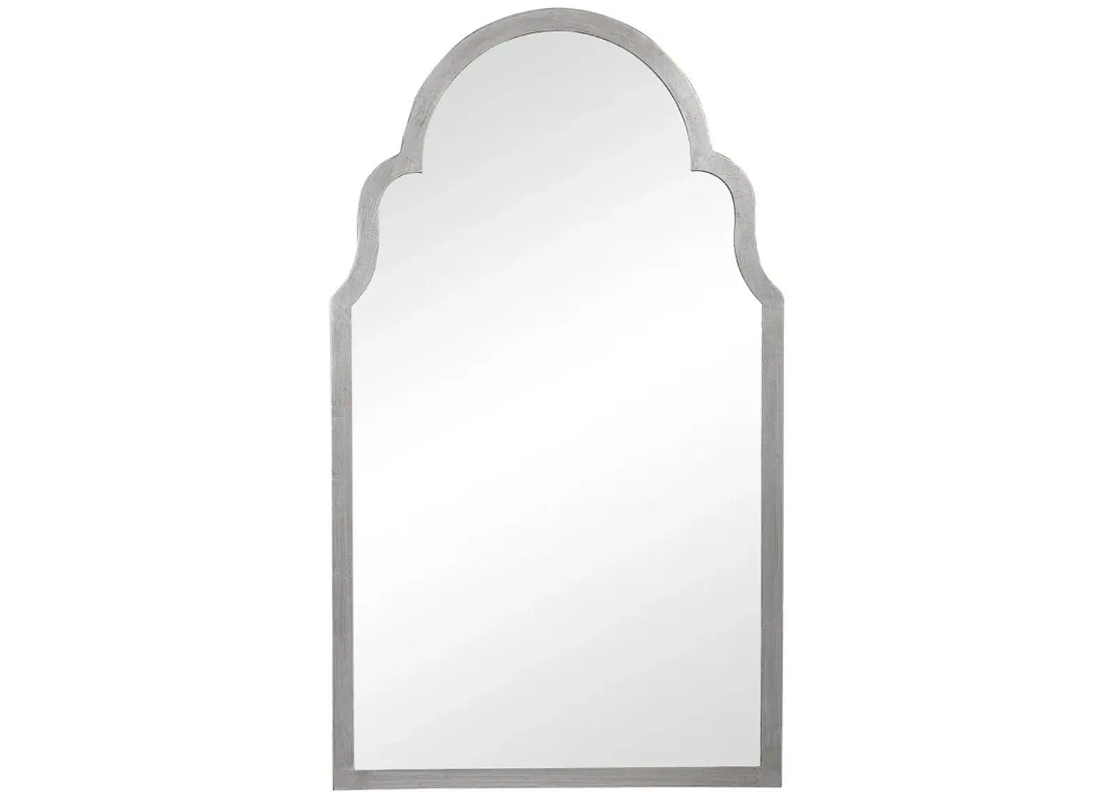 Van Silver Arched Wall Mirror