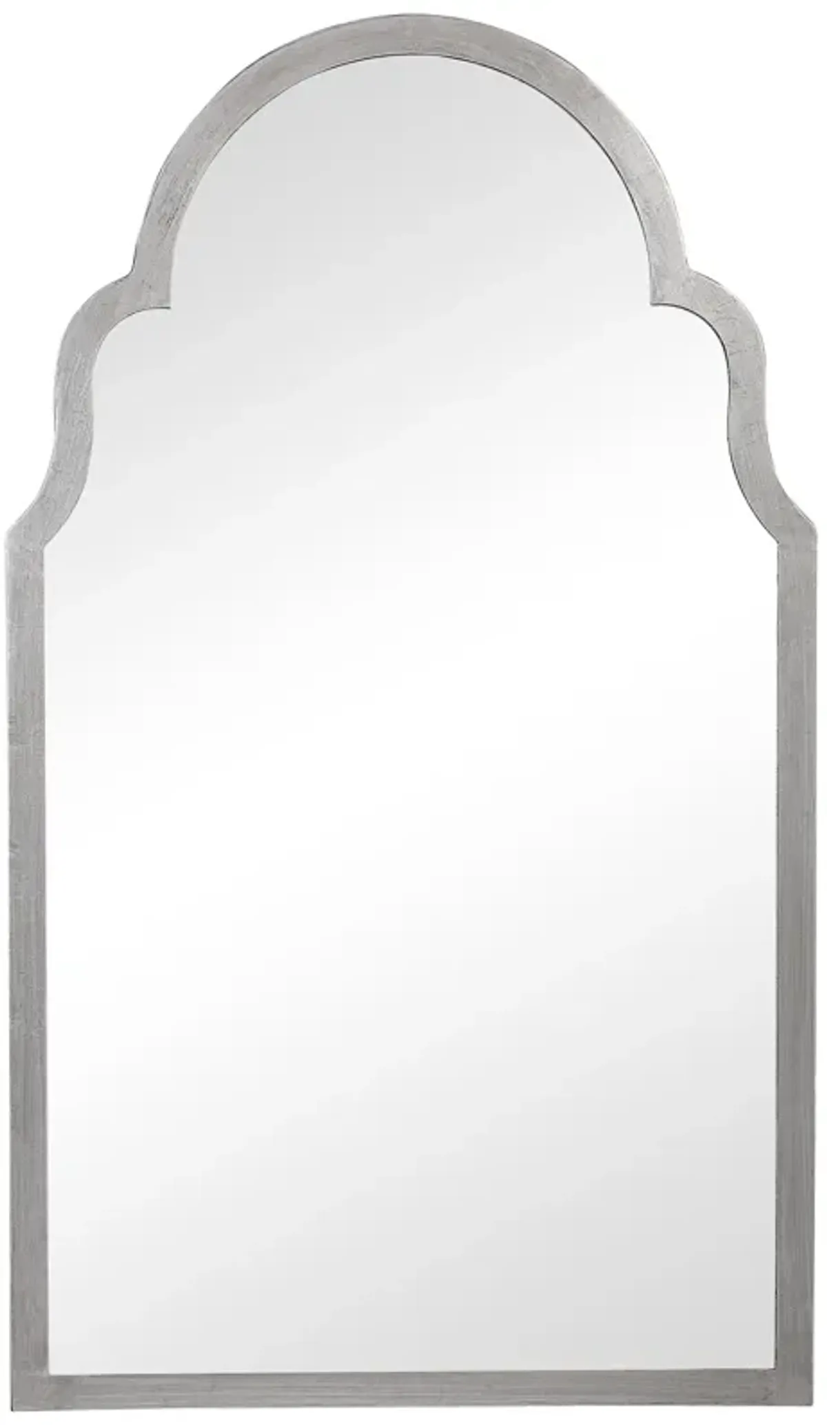 Van Silver Arched Wall Mirror