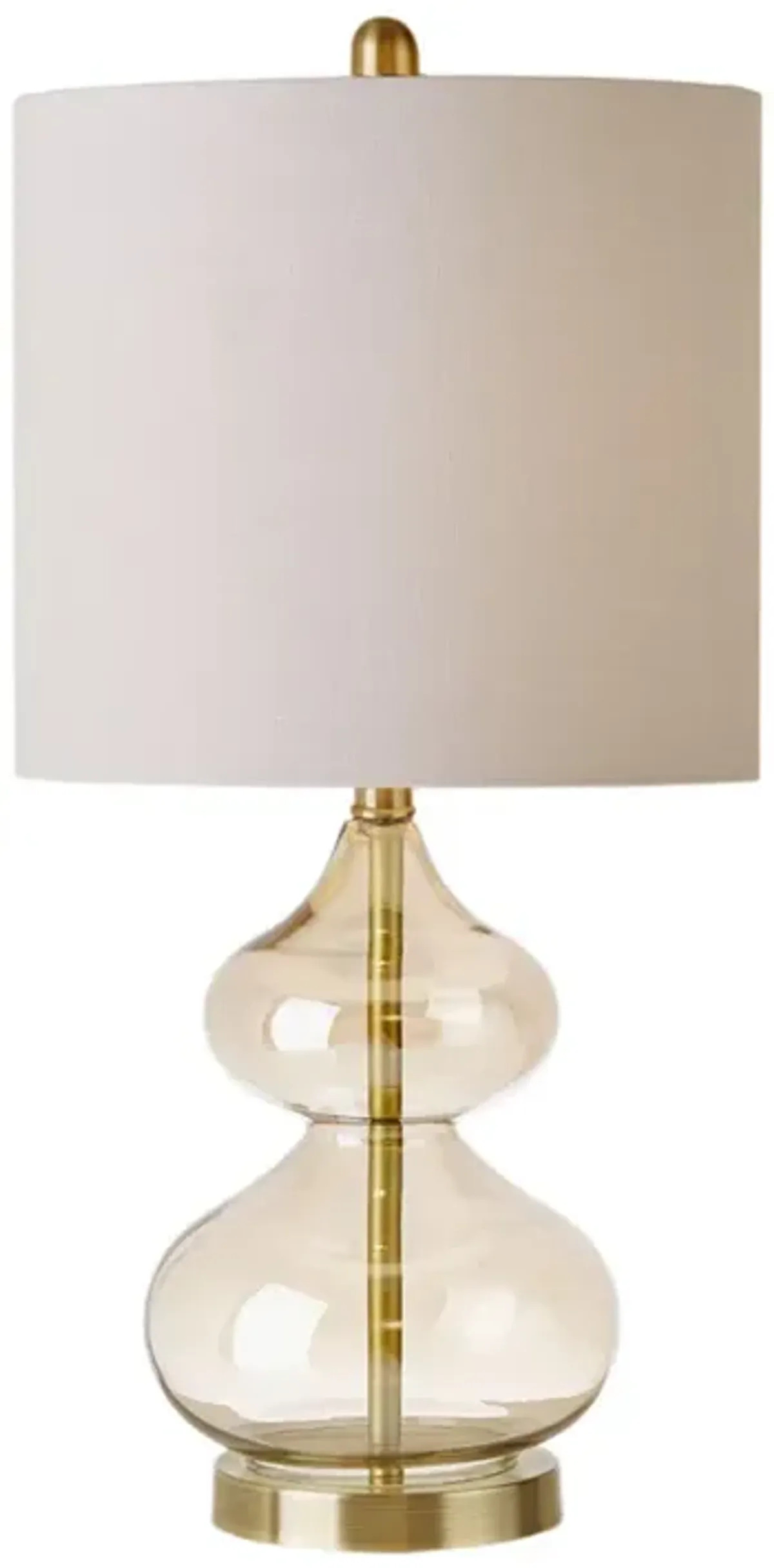 510 Design Ellipse Gold Curved Glass Table Lamp, Set of 2