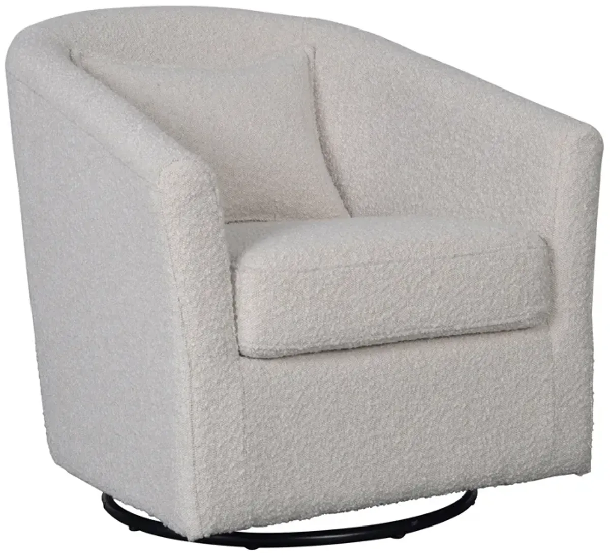 Carmen Swivel Glider - Boucle Cream