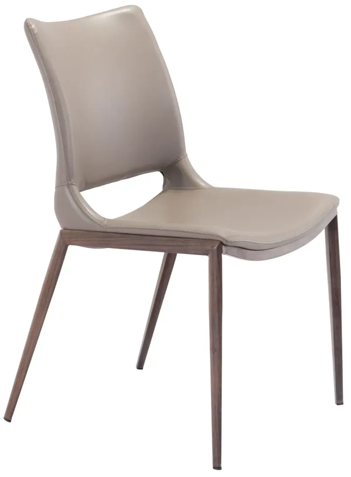 Ace Dining Chair (Set of 2) Brown & Walnut