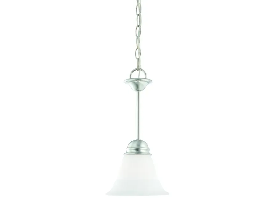 Bella 7.25" Wide 1-Light Mini Pendant - Brushed Nickel