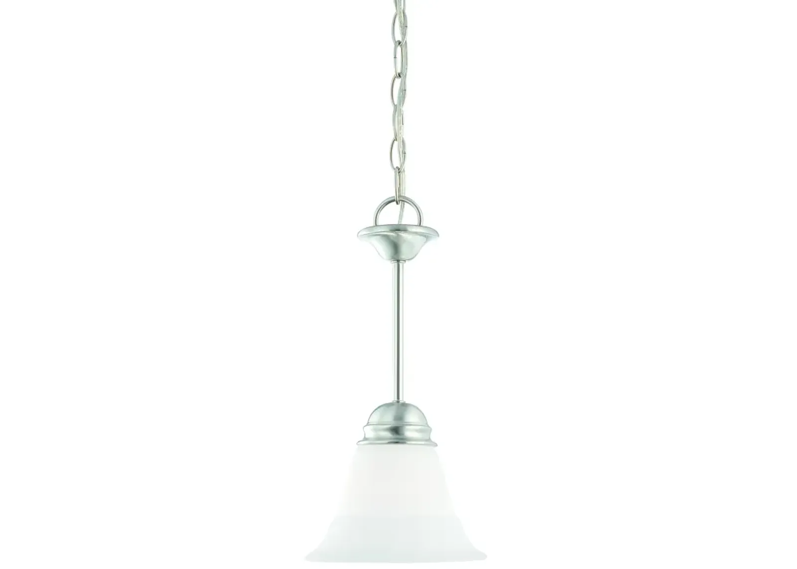 Bella 7.25" Wide 1-Light Mini Pendant - Brushed Nickel