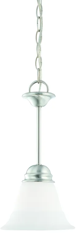 Bella 7.25" Wide 1-Light Mini Pendant - Brushed Nickel