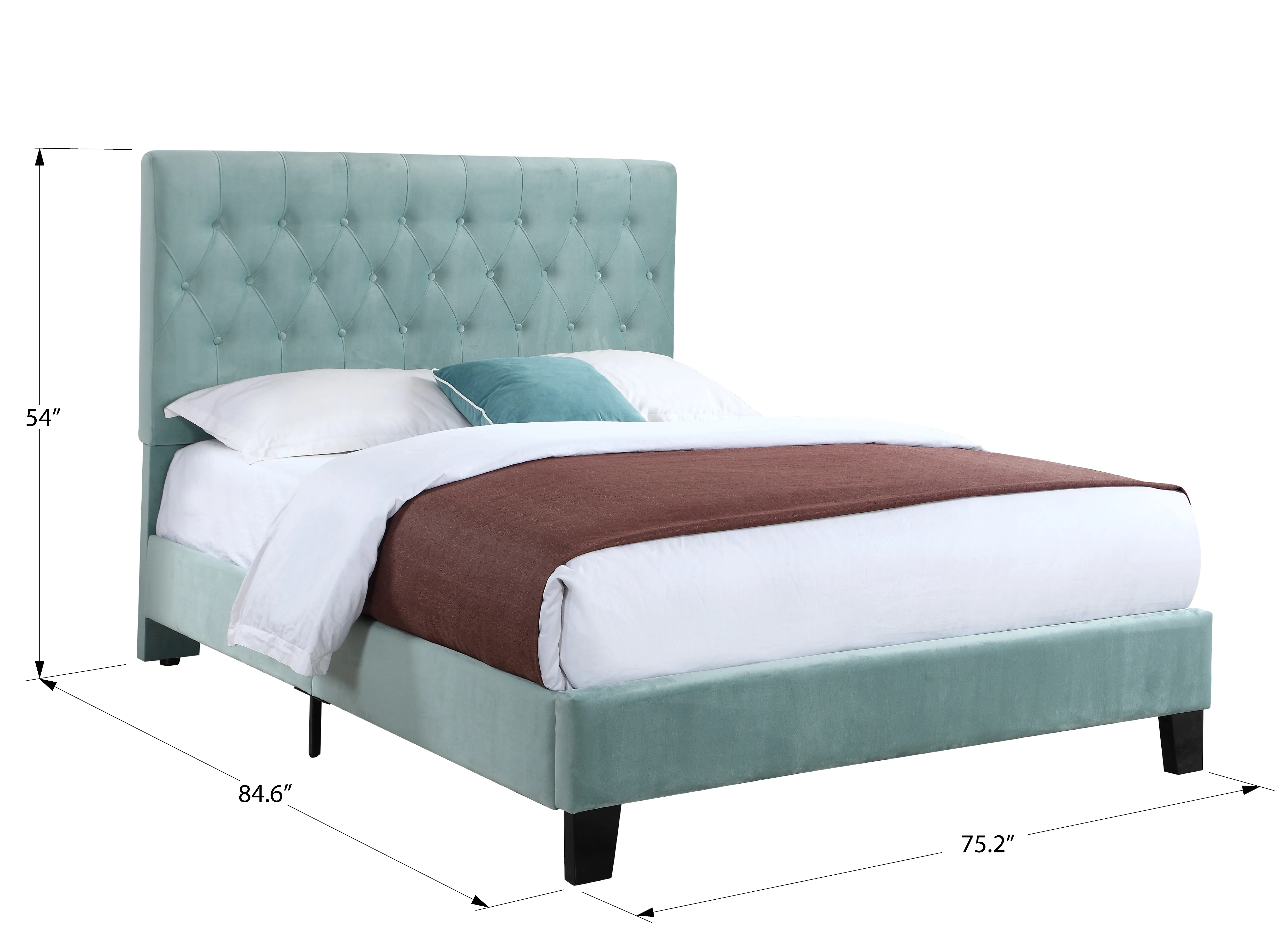 Amelia Cal King Upholstered Bed