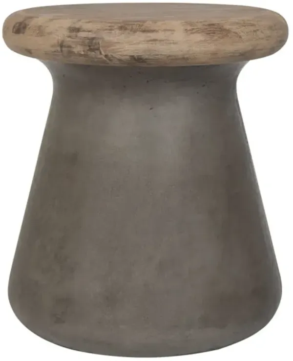 Button Indoor/Outdoor Modern Accent Table