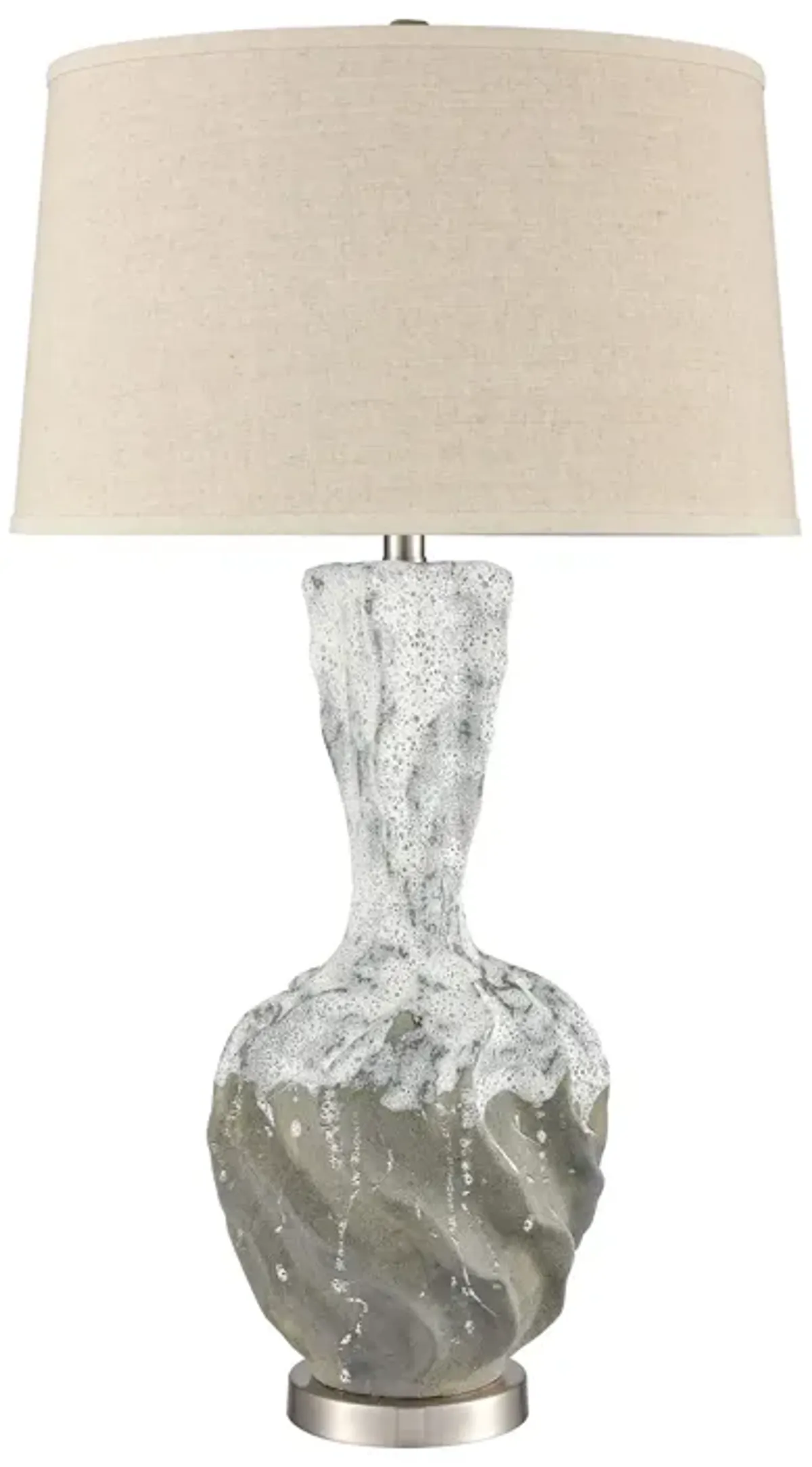 Bartlet Fields 34" High 1-Light Table Lamp - White