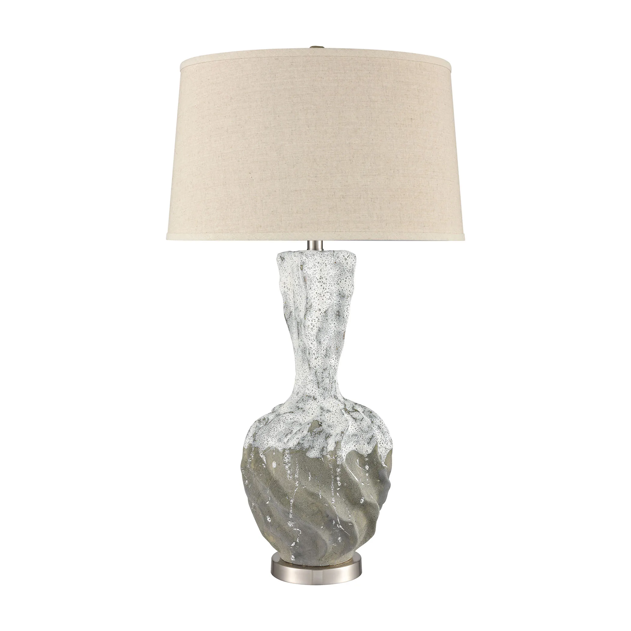 Bartlet Fields 34" High 1-Light Table Lamp - White