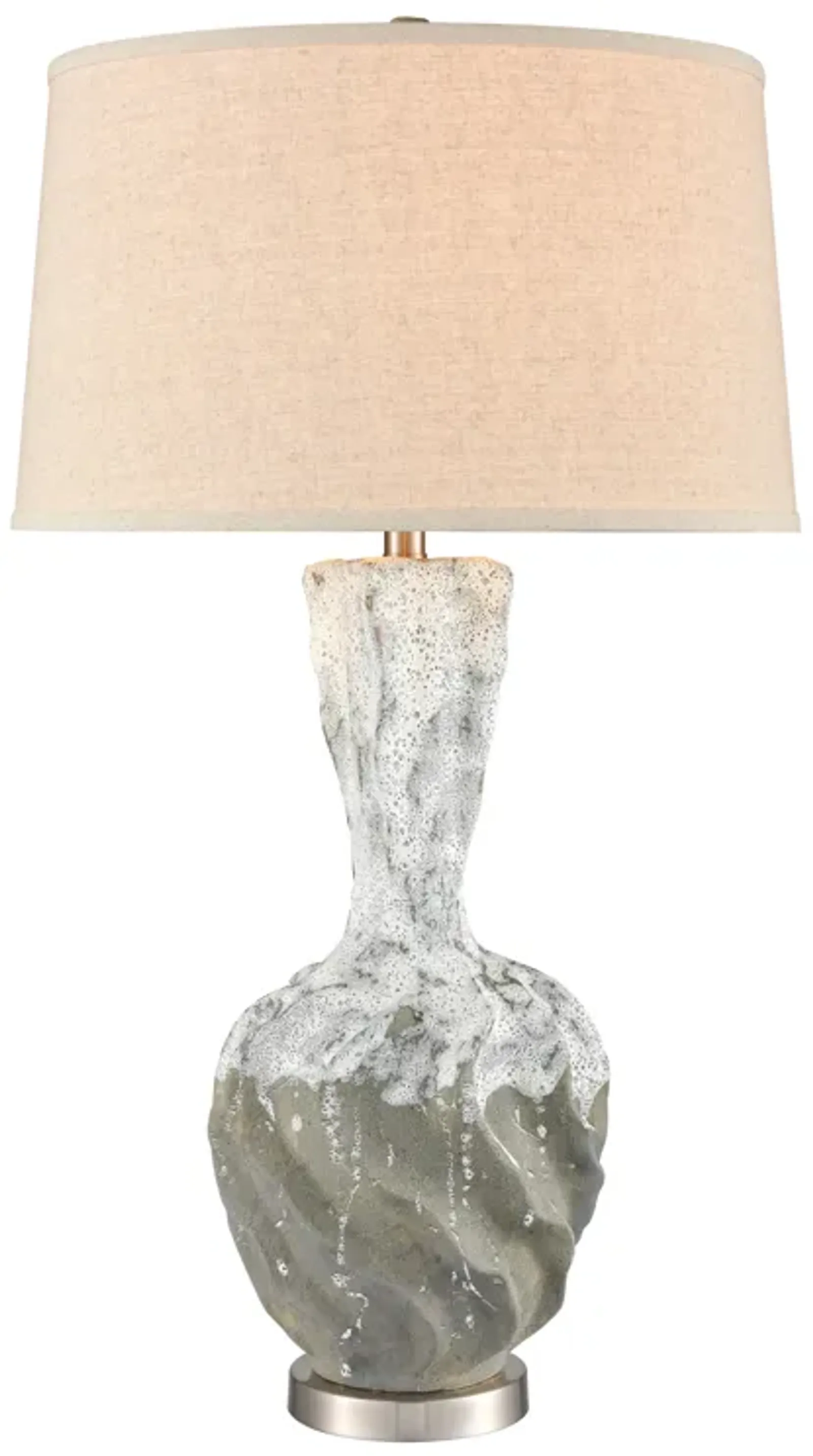 Bartlet Fields 34" High 1-Light Table Lamp - White