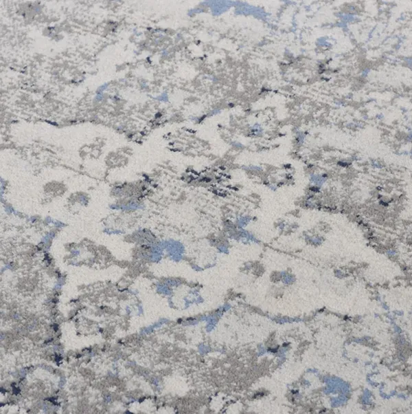 Marquise L. Gray  Polypropylene  2'6"x7'3" Runner Rug