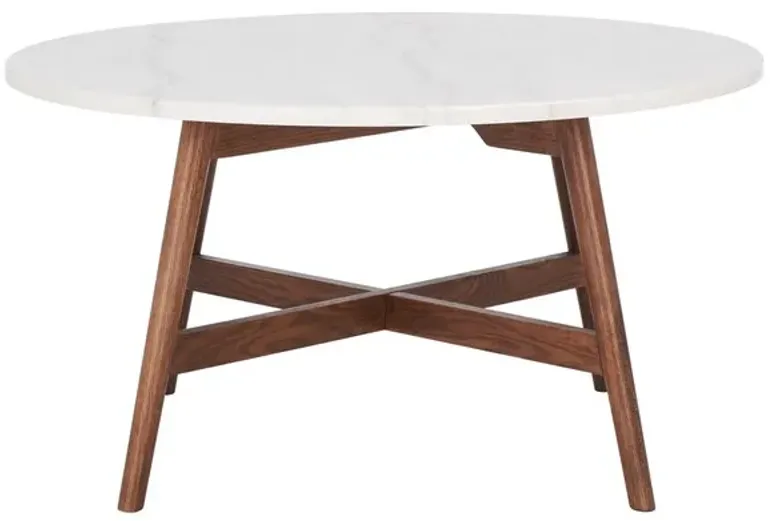 MAJA ROUND MARBLE COFFEE TABLE