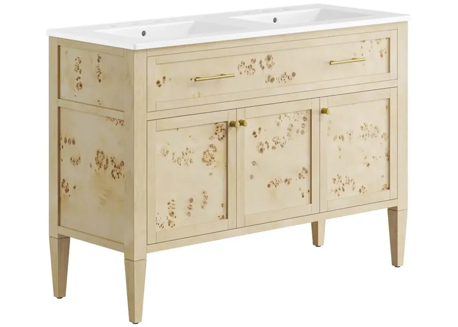 Elysian 48" Double Sink Bathroom Vanity