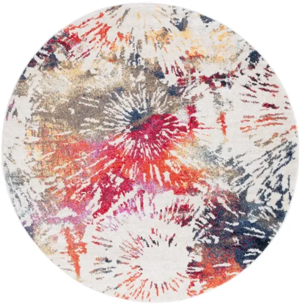 ADIRONDACK 292 IVORY  6' x 6' Round Round Rug